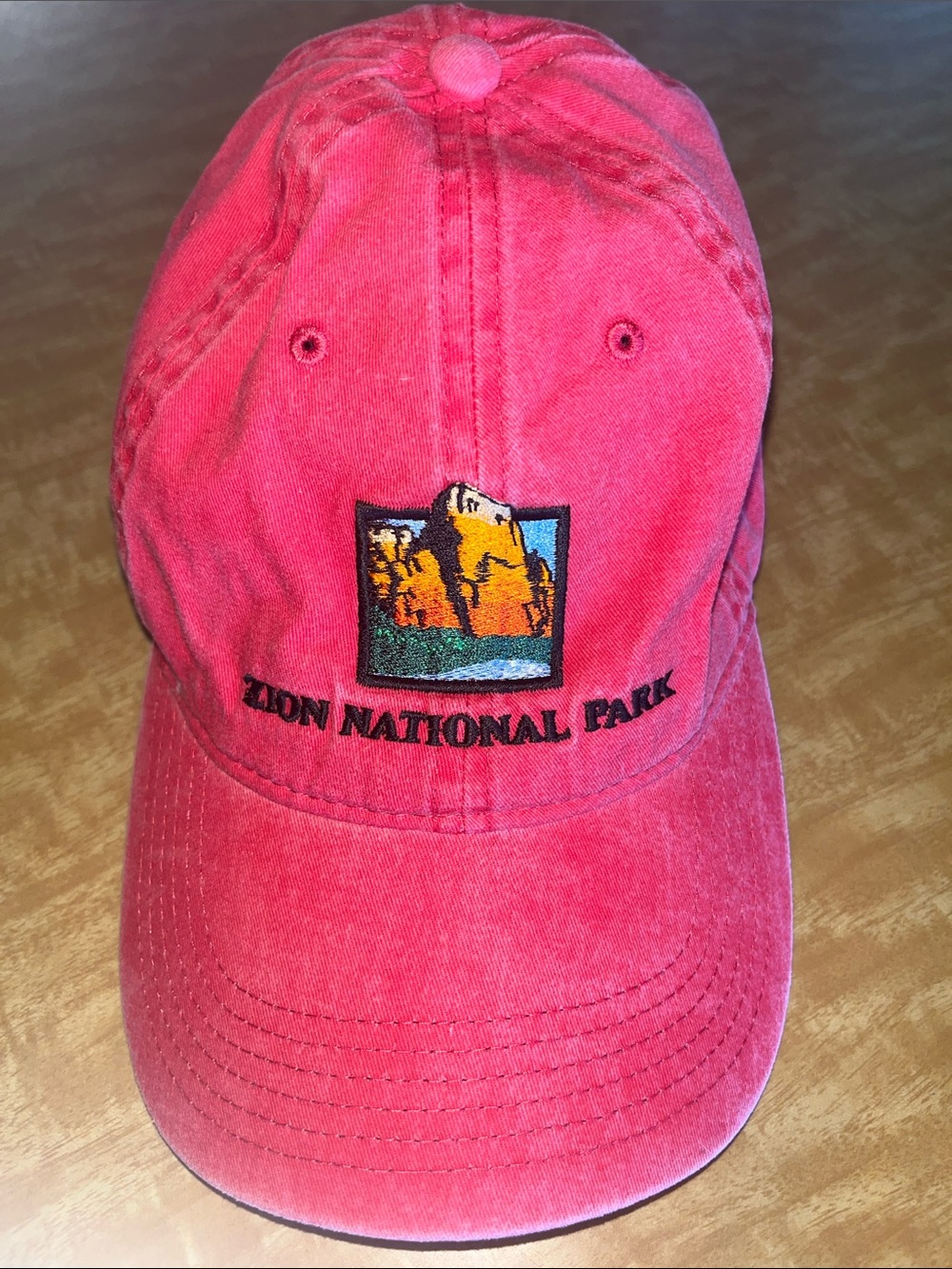 OTTO Red Zion National Park Embroidered Baseball Cap